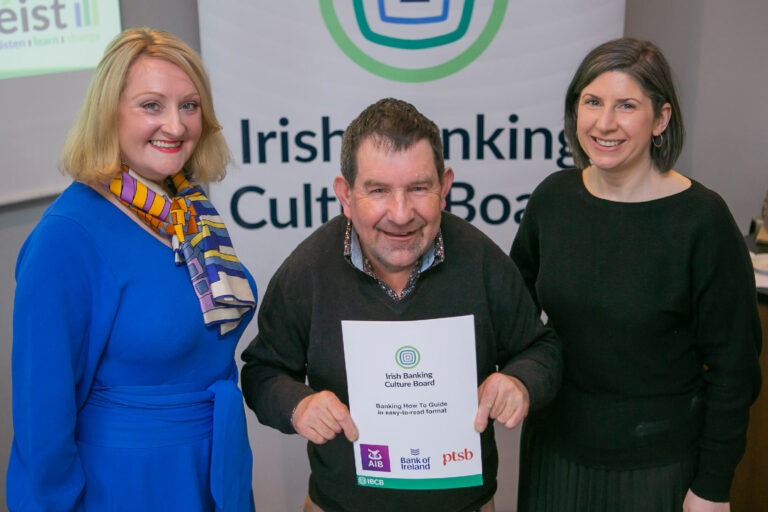 Irish Banking Culture Board Partners with Inclusion Ireland to progress Financial Inclusion 